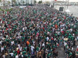 Vive Veracruz la pasión del Mundial en un ambiente familiar y seguro