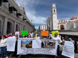 Protestan en Xalapa contra cártel inmobiliario; crean asociación civil
