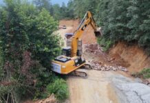 Avanza SICT en la reconstrucción del camino Zacualpan – Puerto Grande – Texcatepec