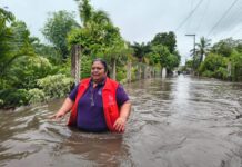 Más de 60 viviendas afectadas en Paso de Ovejas por desbordamiento de río