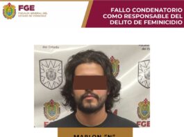 FGE logra fallo condenatorio contra Marlon “N” por el delito de feminicidio