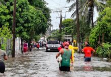 Reportan daños a la infraestructura de Puente Nacional y Paso de Ovejas, tras las recientes lluvias