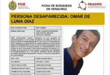Se cumple un mes de la desaparición de Omar de Luna en Tecolutla