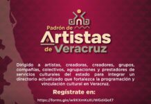 Convoca SECVER a integrar el Padrón de Artistas de Veracruz