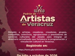 Convoca SECVER a integrar el Padrón de Artistas de Veracruz