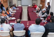 Supervisan Estado y Federación operación de Refugios Temporales en el sur