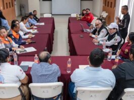 Supervisan Estado y Federación operación de Refugios Temporales en el sur