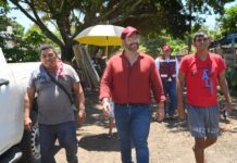 «Nos va a ir mejor»: Pedro Miguel Rosaldo supervisa obras de fresado y pavimentación en Coatzacoalcos
