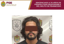 Condenan a 70 años de cárcel a Marlon «N» por feminicidio en Veracruz