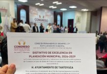 Reconoció el Congreso del Estado al Ayuntamiento de Tantoyuca por su Plan Municipal de Desarrollo
