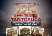 Anuncian celebración por el 125 aniversario de Tantoyuca