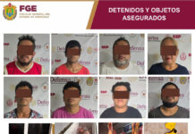 Cateo en La Antigua deja ocho personas detenidas e indicios asegurados