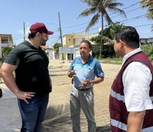 Supervisa Pedro Miguel Rosaldo atención inmediata a socavón en Pensiones