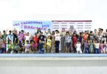 Inicia el curso de verano “Mis Vacaciones en la Biblioteca” en Tantoyuca