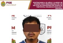 Condenado a 35 años de cárcel por tentativa de feminicidio en Gutiérrez Zamora