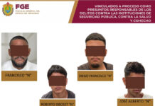 Vinculan a proceso a presuntos generadores de violencia en Alvarado