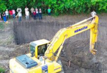 Inician construcción de ollas de agua para apoyar al sector agropecuario en Tantoyuca
