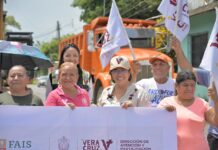 Inicia Rosa María obra integral para transformar la colonia Progreso
