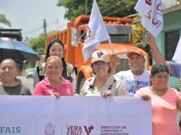 Inicia Rosa María obra integral para transformar la colonia Progreso