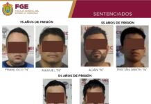 Seis responsables de secuestro reciben condenas de hasta 75 años de prisión en Poza Rica y Jalacingo