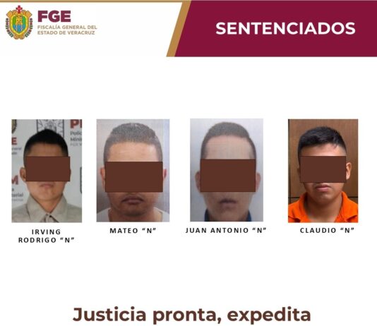 Penas de hasta 60 años: FGE de Veracruz logra 99 sentencias condenatorias en una semana