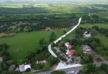 Entrega el presidente municipal Roberto San Román primera etapa de la pavimentación en la carretera Alazán Canoas–Callejón Santa Clara