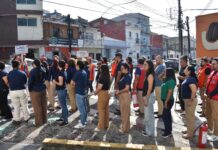 Realiza IMSS Veracruz Norte simulacro con hipótesis de sismo en edificio Administrativo «B»