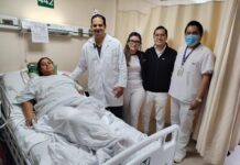 IMSS Veracruz operó con éxito a paciente con hernia diafragmática gigante