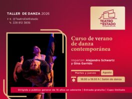 Abre la SECVER curso de verano de danza contemporánea en el Teatro del Estado