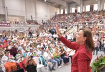 Transformación con justicia social, mil 800 personas de siete municipios reciben Apoyo a la Palabra: Rocío Nahle