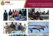 43 operativos de cateo coordinados en 33 municipios de Veracruz dejan 37 detenidos