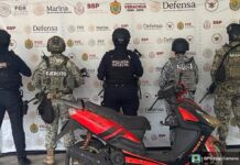 Cuatro presuntos integrantes de grupos delincuenciales detenidos por fuerzas de seguridad federales, estatales y municipales