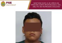 Le dictan sentencia de 20 años de prisión por homicidio doloso, en Río Blanco