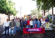Daniela Griego da banderazo de obra en la avenida Ruiz Cortines, favorecerá la movilidad de las familias