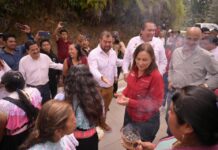 Rocío Nahle entrega tramo Tequila-Magdalena-Ahuatepec en beneficio de 25 comunidades de la sierra de Zongolica