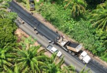 Supervisa Gobernadora rehabilitación del tramo Chinameca-Cerritos