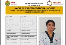 Reportan desaparición de estudiante Nadia Elizabeth Córdoba en Xalapa
