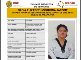 Reportan desaparición de estudiante Nadia Elizabeth Córdoba en Xalapa