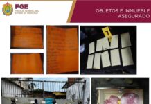 Operativo contra la extorsión en Tuxpan deriva en aseguramiento de un establecimiento y diversos indicios
