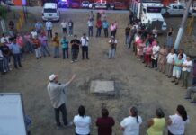 Roberto San Román entrega obras de infraestructura urbana en Villas Tantoyuca