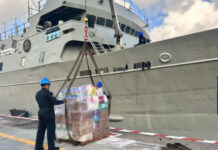 Marina traslada vía marítima, desde Veracruz, más de 718 toneladas de ayuda humanitaria al pueblo venezolano