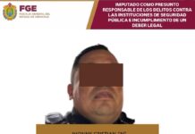 Comandante de la Policía Municipal de Pánuco es imputado por delitos contra las instituciones de seguridad pública e incumplimiento de un deber legal