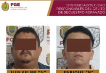 Responsables de secuestro agravado en Pánuco reciben condenas de 60 y 50 años de prisión