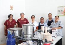 Gobierno de Veracruz cumple petición de trabajadores del Hospital General de Córdoba, entrega de cocina
