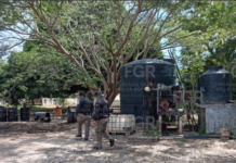 Asegura FGR más de 50 mil litros de hidrocarburo, armas y vehículos en Tihuatlán
