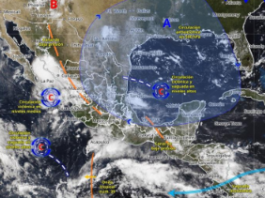 Tormentas este martes en Veracruz: Conagua