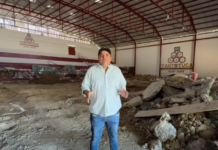 Supervisa Roberto San Román la remodelación integral del Auditorio Luis Donaldo Colosio