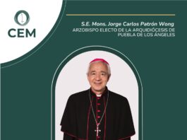 Jorge Carlos Patrón Wong será el nuevo arzobispo de Puebla