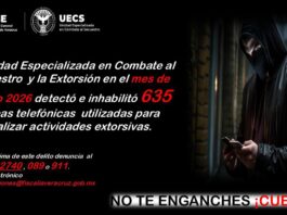 Inhabilitan 635 líneas telefónicas vinculadas a extorsiones en Veracruz durante agosto