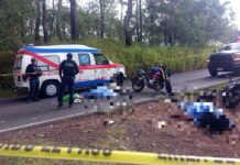 Mueren dos motociclistas tras chocar de frente en la carretera Xalapa-Misantla